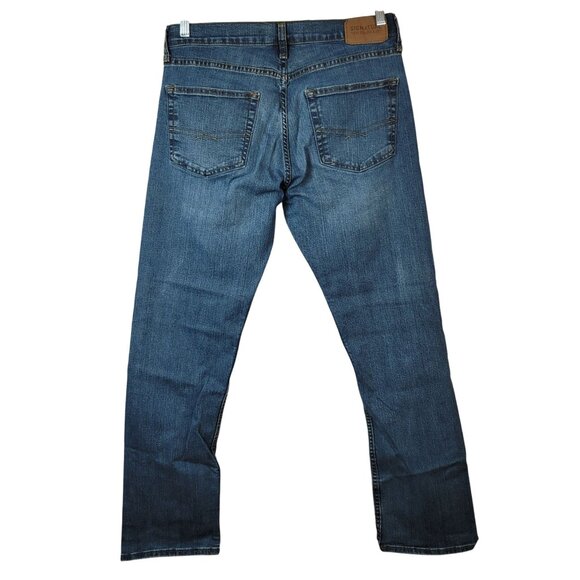 Levi's Signature Mens S51 Straight Jeans Blue Size 32x32 Button Zipper Pockets - Picture 5 of 7